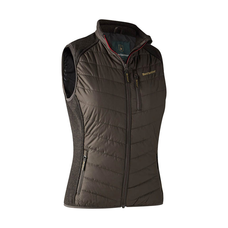 Gilet DEERHUNTER Caroline - Brown Leaf