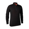 Maillot de Corp Demi-Zip DEERHUNTER Quinn Merino
