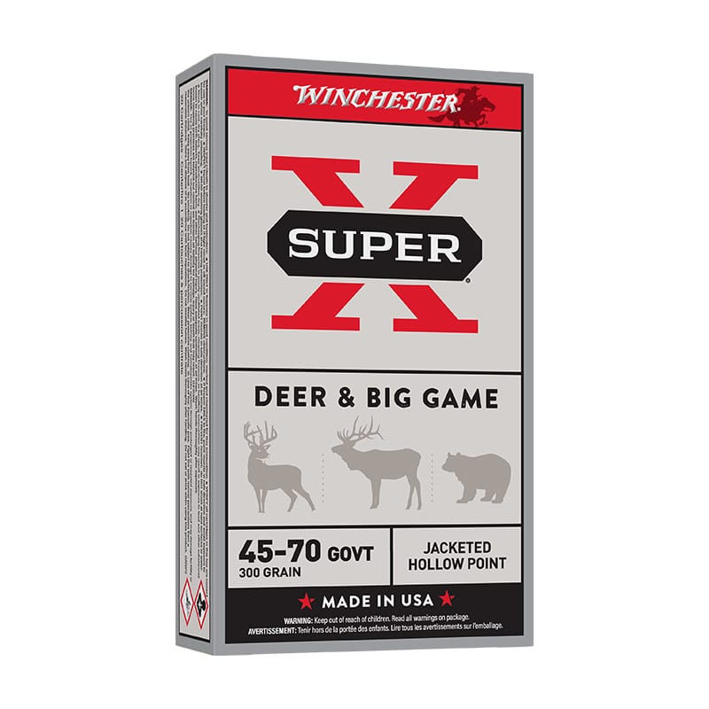 Munitions WINCHESTER Jacketed Hollow Point 45-70GVT