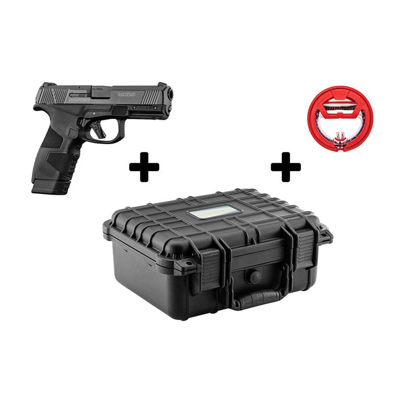 Pack Pistolet MOSSBERG MC2C Striker Noir + Mallette Etanche + Cordon