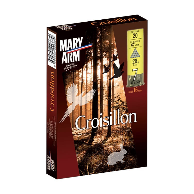 Cartouches MARY ARM Croisillon - Cal.20