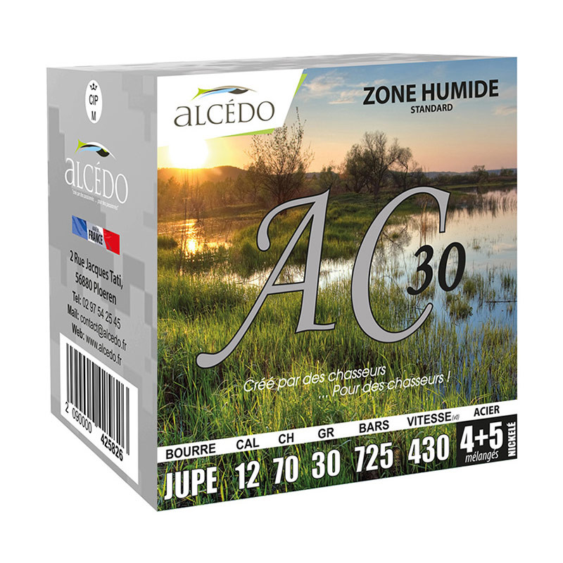 Cartouches ALCEDO AC30 - Cal.12