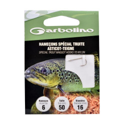 Hameçon monté GARBOLINO Truite Spécial Pate