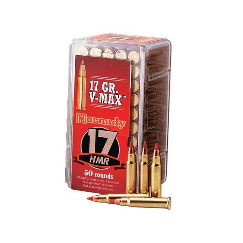 Cartouches HORNADY Cal.17 HMR 17g V-MAX