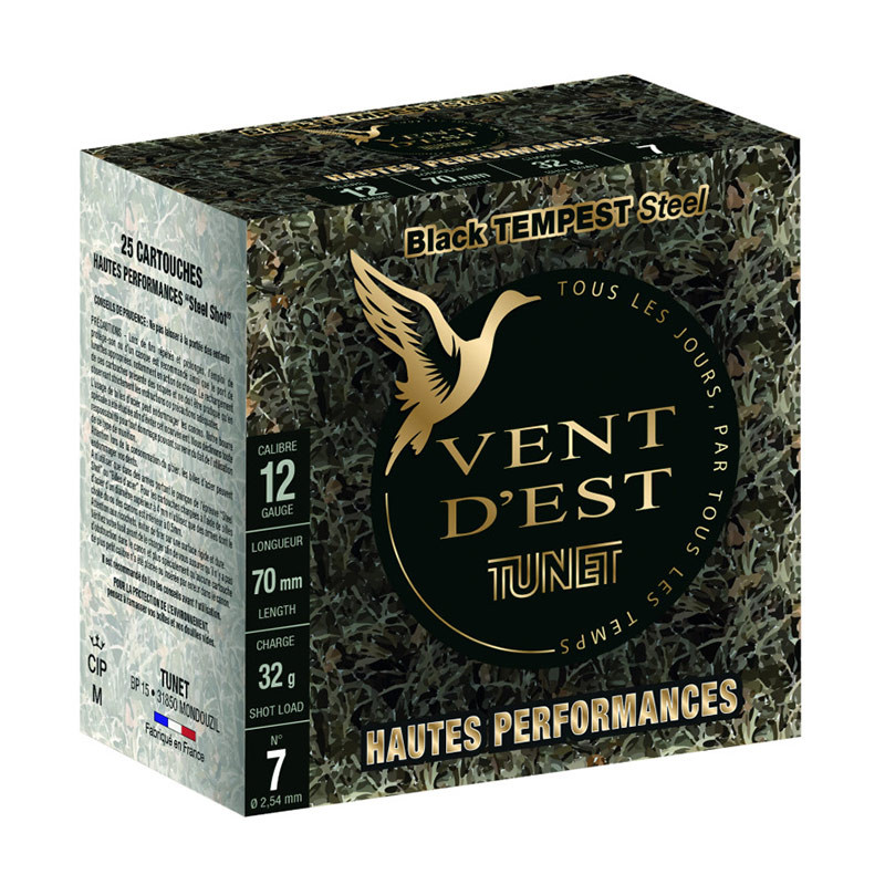 Cartouches TUNET Black Tempest HP - Cal.12