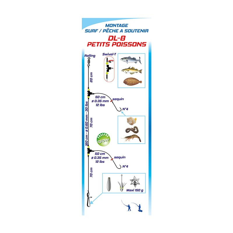 Bas de ligne FLASHMER Surf-soutenir