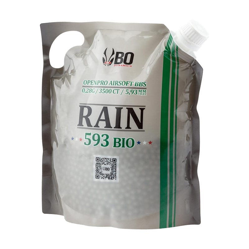 Billes Airsoft BO MANUFACTURE 6mm Bio 0.20g Rain