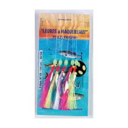 Bas de ligne FLASHMER Leurres a maquereaux - 5 ham.