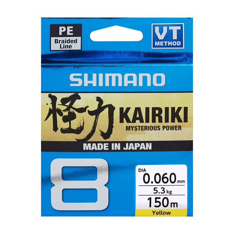 Tresse SHIMANO Kairiki 8 - Jaune