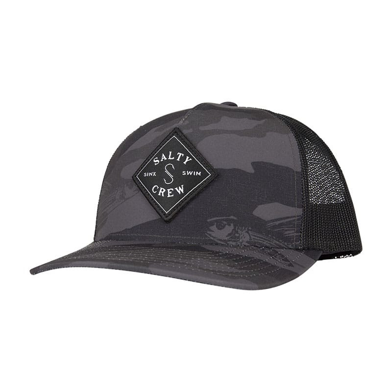 Casquette SALTY CREW Sea Line Retro Trucker Black Camo