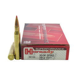 Cartouches HORNADY Cal.30-06 Sprg SST SPF