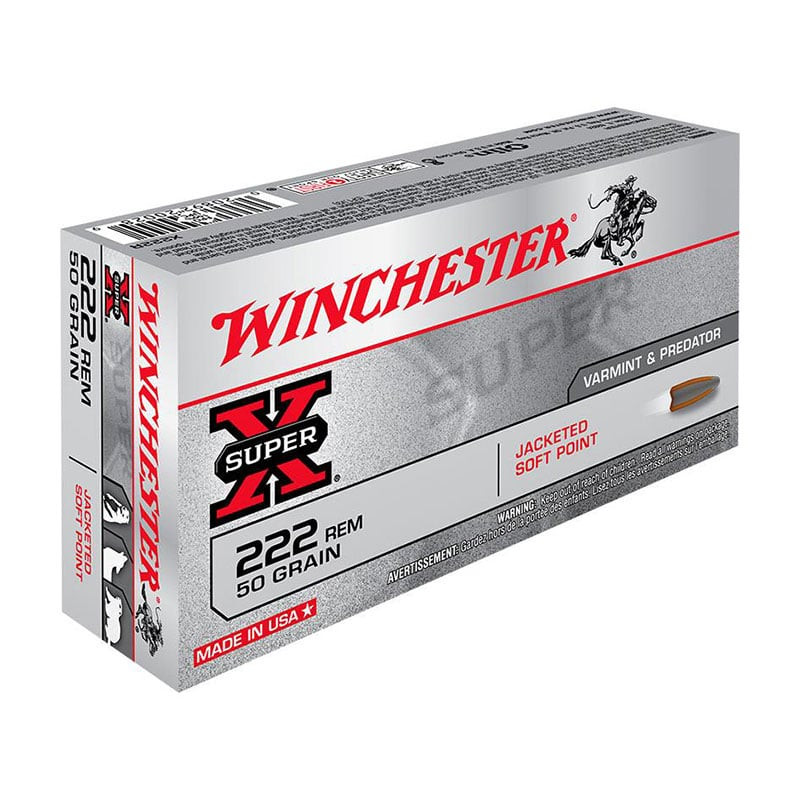 Munitions WINCHESTER Power Point Cal. 222Rem