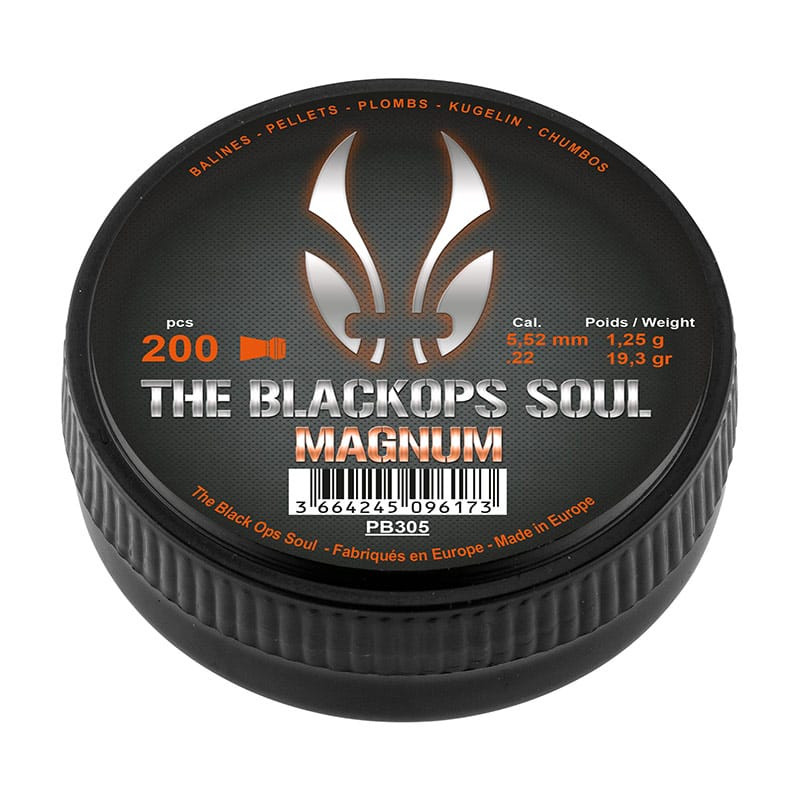 Plombs BO MANUFACTURE The Black Ops Soul Magnum Cal. 5,5mm