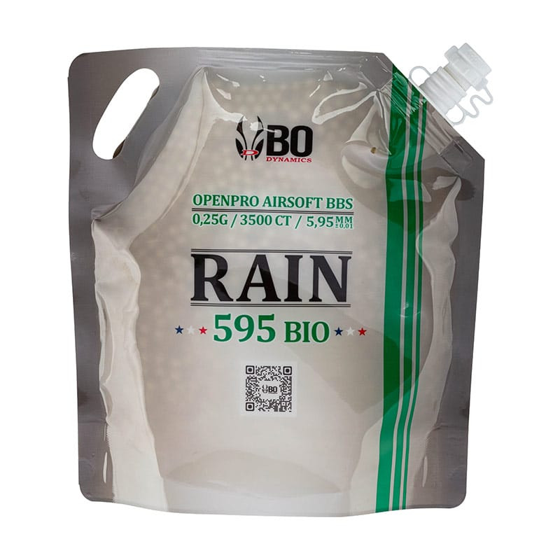Billes Airsoft BO MANUFACTURE 6mm Bio 0.25g Rain