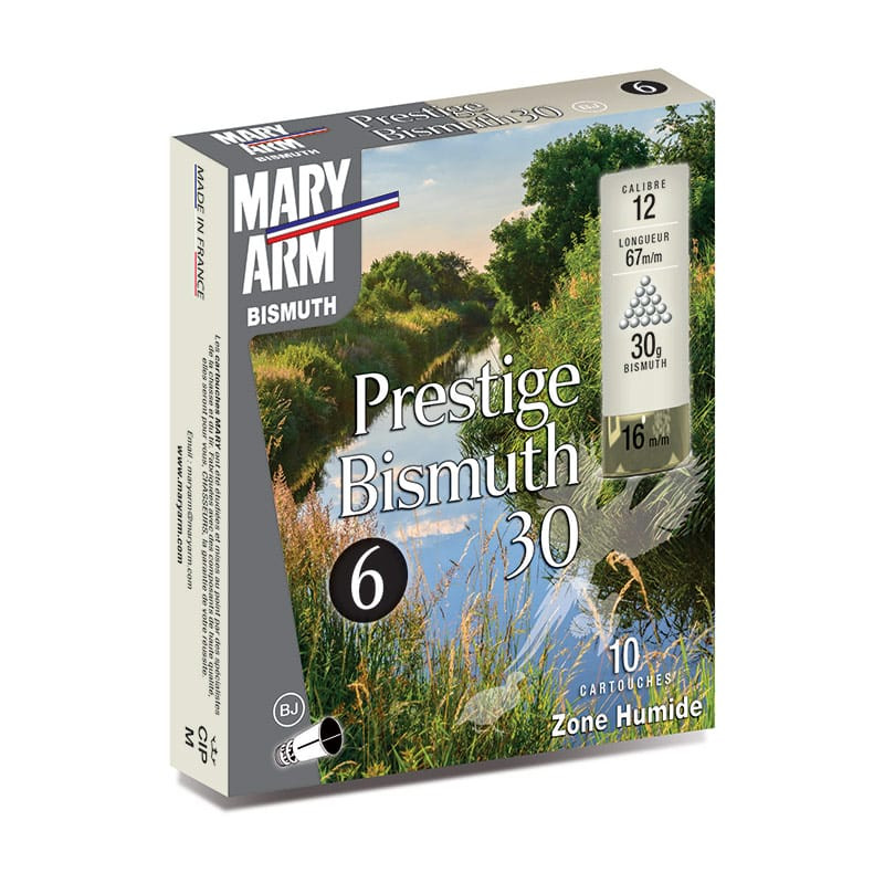 Cartouches MARY ARM Prestige Bismuth 30 - BJ - Cal.12
