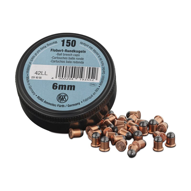 Munitions RWS Balles Rondes Cal.6mm