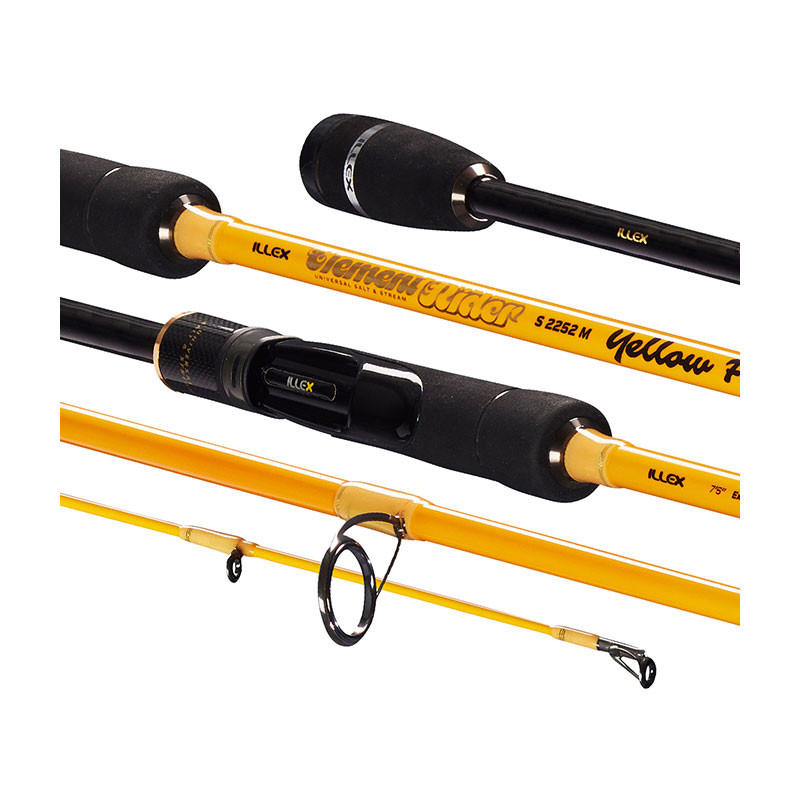 Canne Spinning Illex Element Rider X5 S 2252 M Yellow Flow