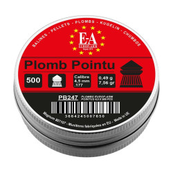 Plombs EUROPARM A Tete Pointue Cal. 4,5 Mm