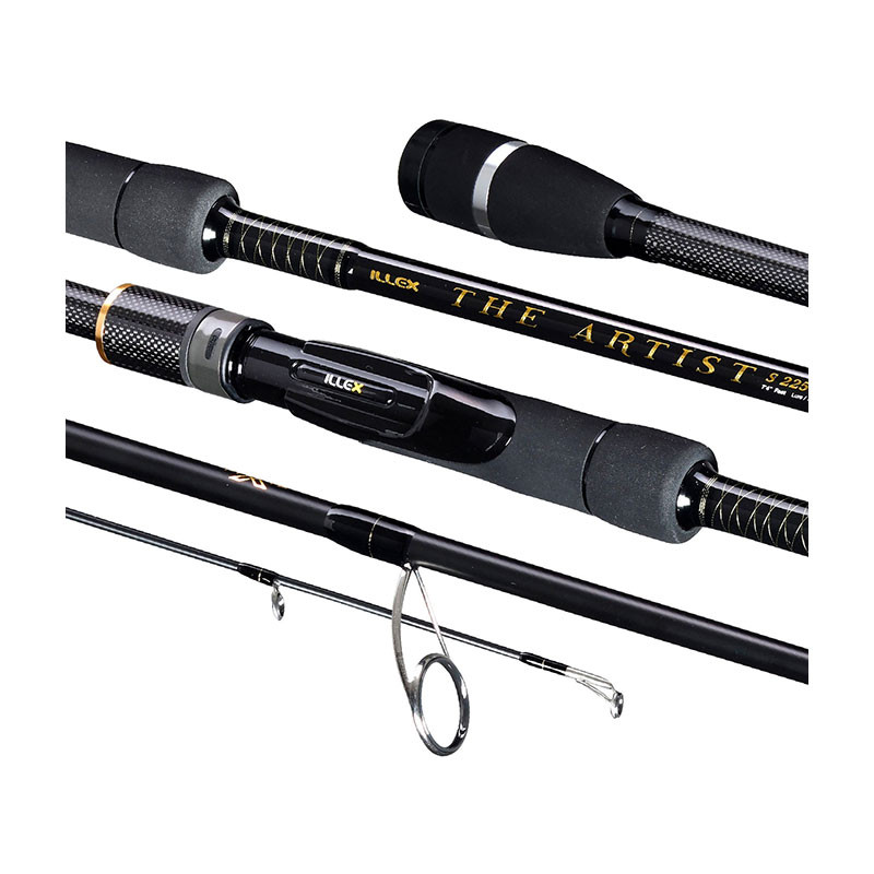 Canne Spinning Illex The Artist X5 S 225 M Black Ops