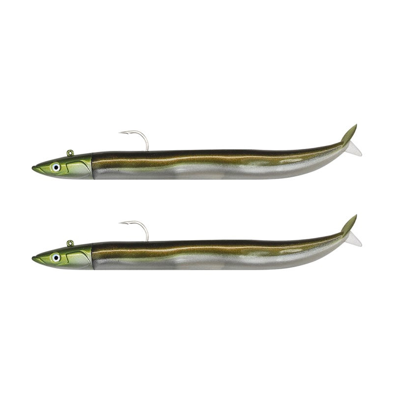 Leurre souple FIIISH Crazy Sand Eel 100mm - Double Combo