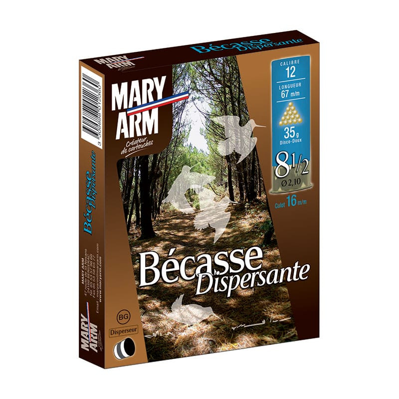 Cartouches MARY ARM Bécasse Dispersante - BG - Cal.12
