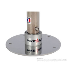 Platine basse ronde inox...