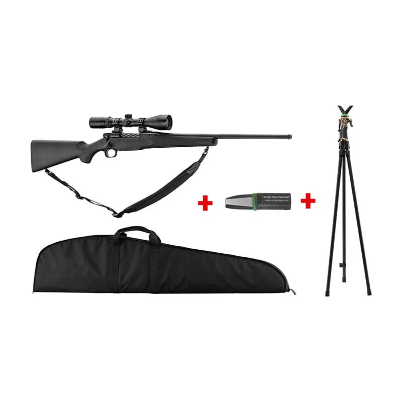 Pack Carabine à Verrou MOSSBERG Patriot Synthetique Special Renards