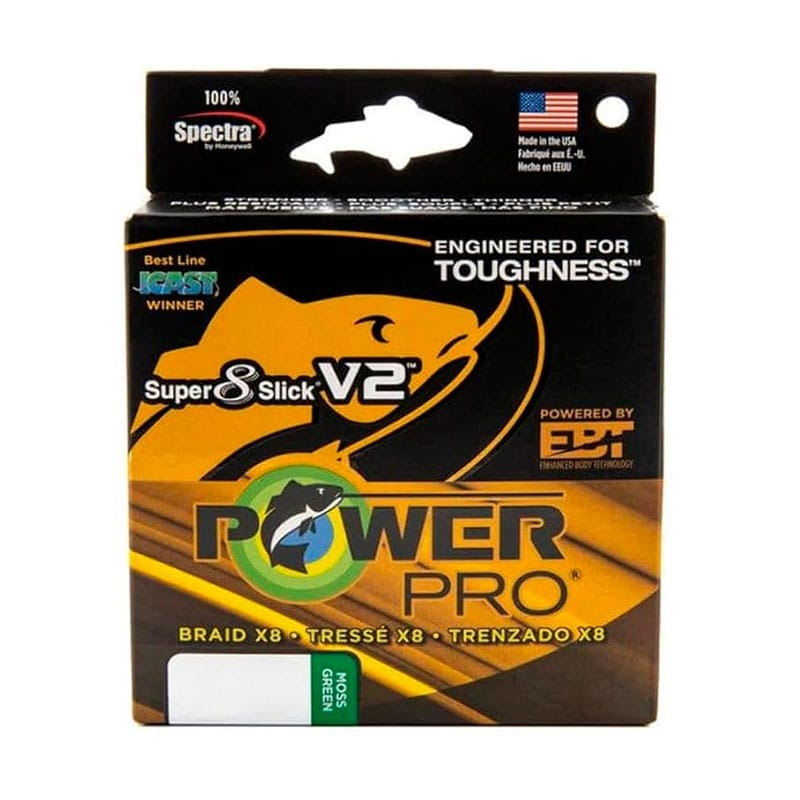 Tresse POWER PRO Line Powerpro Sup 8 Slick V2 - Moss Green