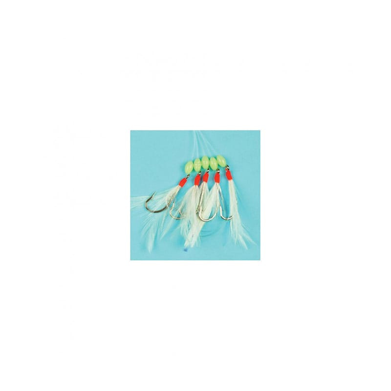 Plumes de mer FLASHMER Pro Maquereaux Perles - 5 ham.
