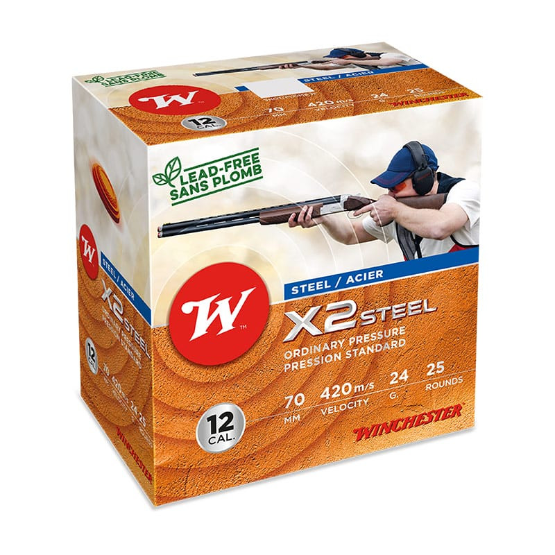 Cartouches WINCHESTER Steel X2 Cal.12