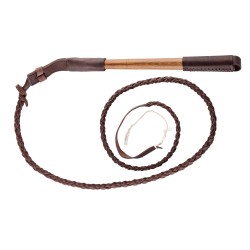 fouet de chasse manche bois - country manche bois standard