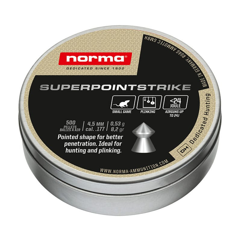 Plombs NORMA Plomb Superpoint Strike 4,5mm