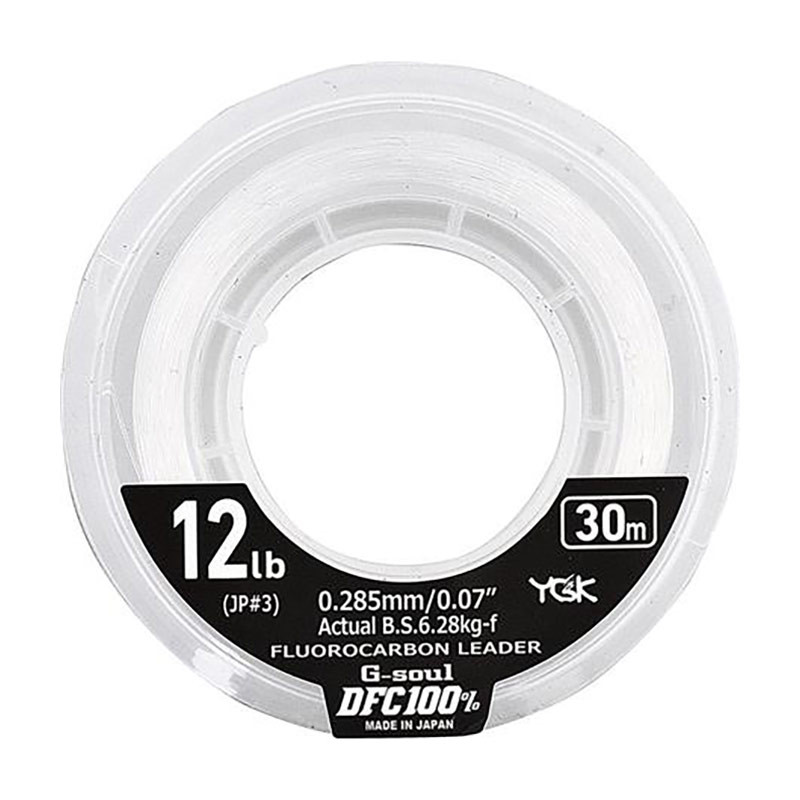 Fil fluorocarbone YGK G Soul DFC 30m