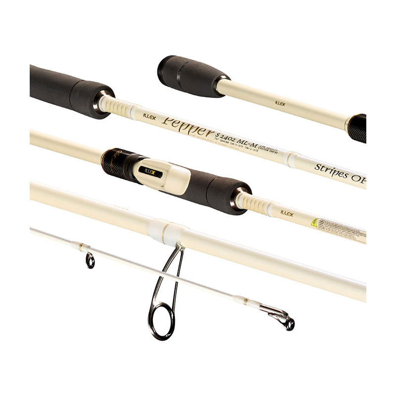 Canne Spinning Illex Pepper X5 S 2402 ML-M Stripes Ops