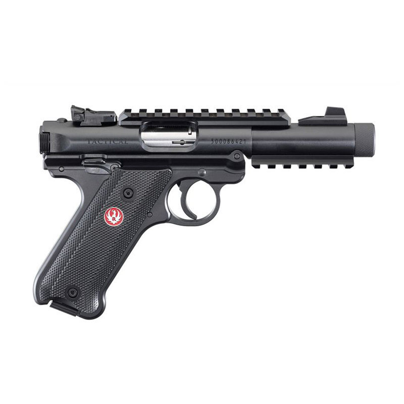 Pistolet Categorie B RUGER Mark IV Tactical Fileté Cal.22LR