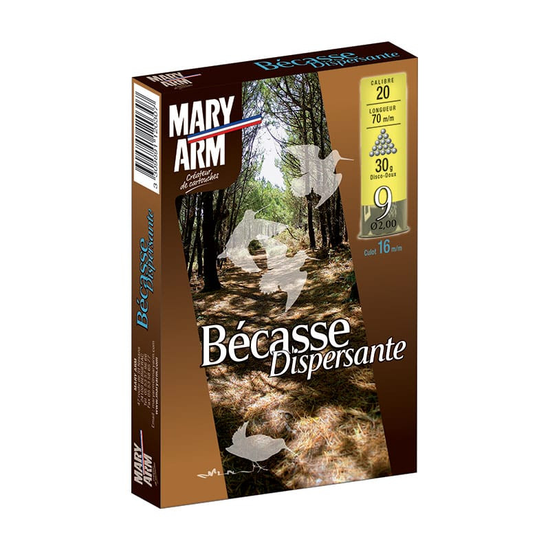 Cartouches MARY ARM Bécasse Dispersante - BG - Cal.20