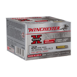 Munitions WINCHESTER Super-X 22WM FMJ