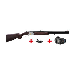 Pack Carabine Express Superposée RENATO BALDI Premier Acier + Point Rouge