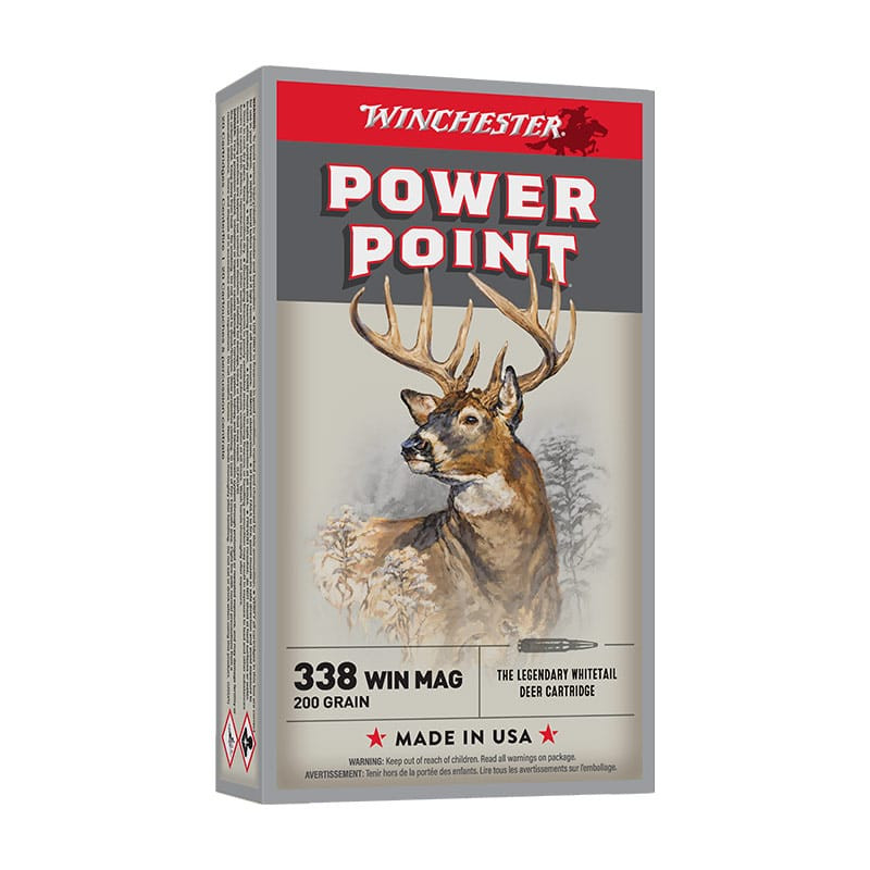 Munitions WINCHESTER Power Point 338WM