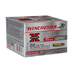 Munitions WINCHESTER Super-X 22WM JHP