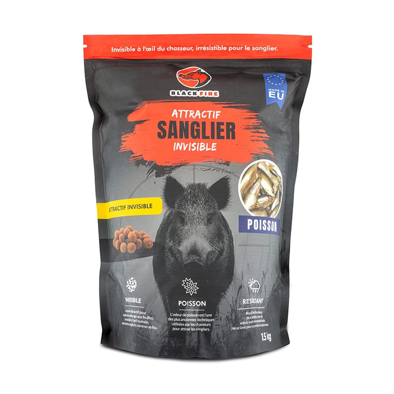 Attractif BLACK FIRE Invisible Pour Sanglier