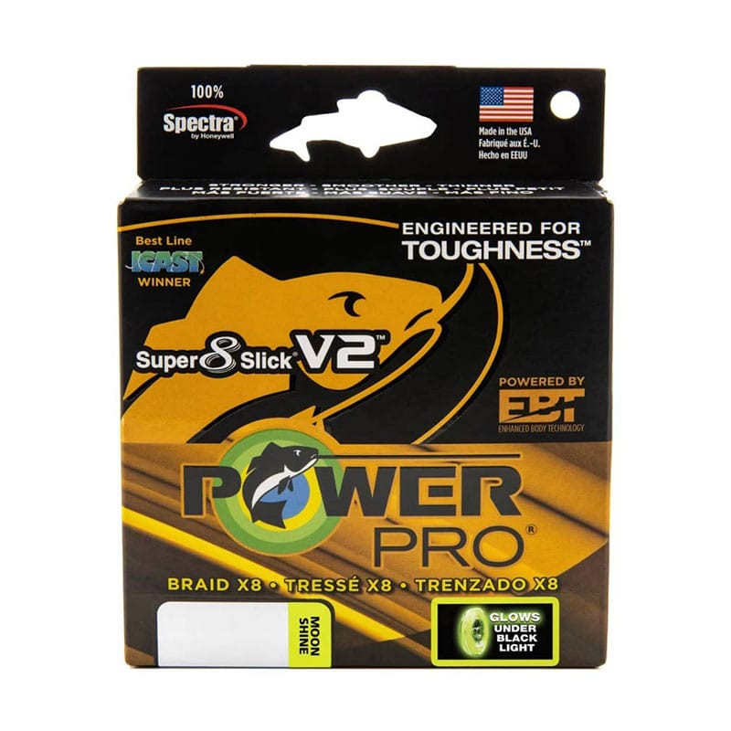 Tresse POWER PRO Line Powerpro Sup 8 Slick V2 - Moon Shine