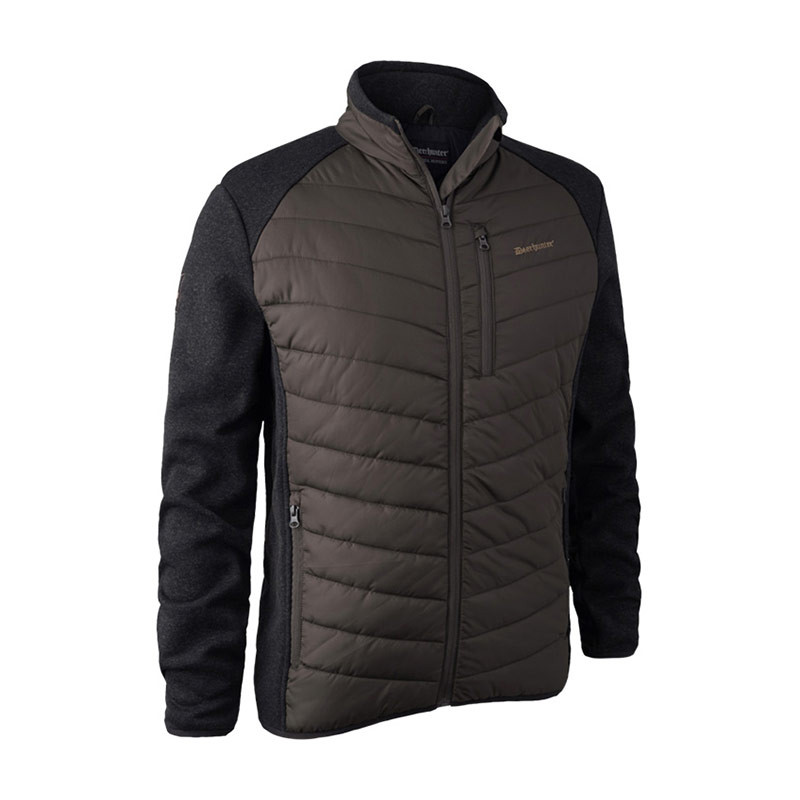 veste doudoune moor avec tricot