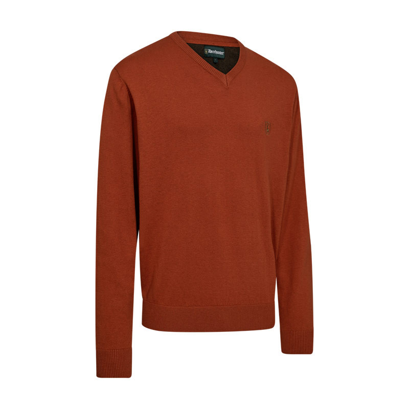Pull en Tricot à Col en V DEERHUNTER Harrington