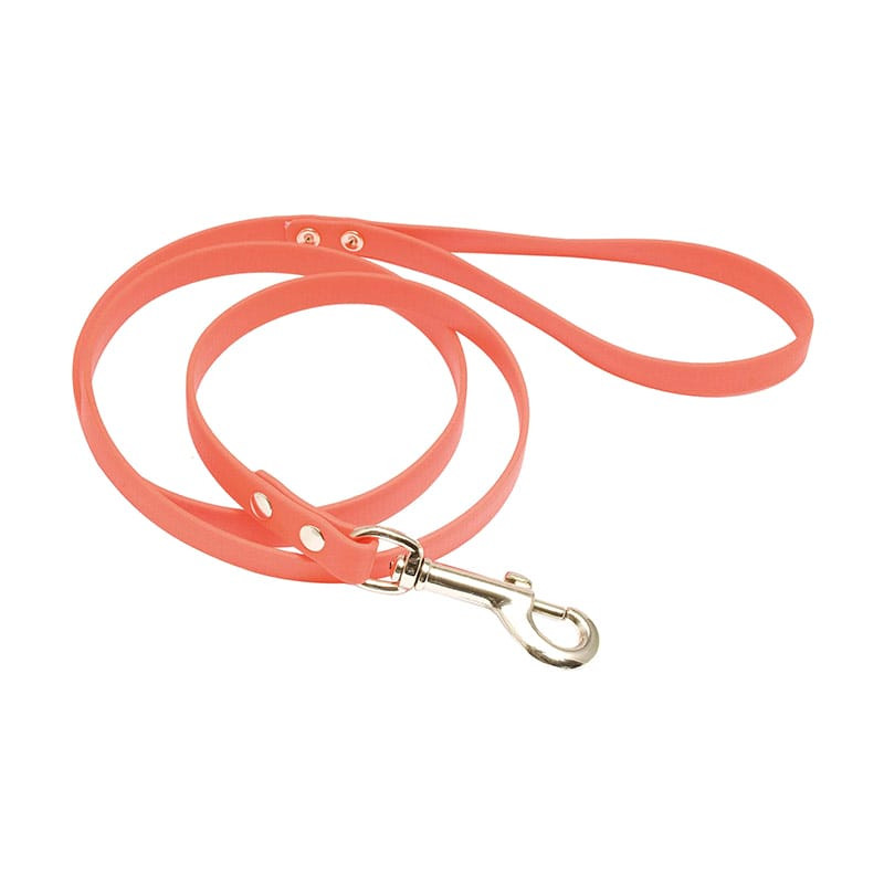 Laisse COUNTRY 1,20 M Biothane Orange Fluo