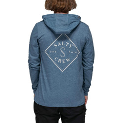 T-shirt technique à capuche SALTY CREW Tippet Pocket Slate