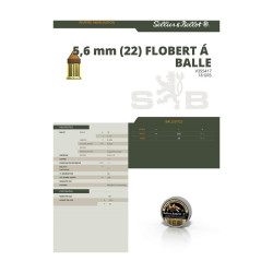 Cartouches SELLIER & BELLOT Cal.22 Flobert Double Culot