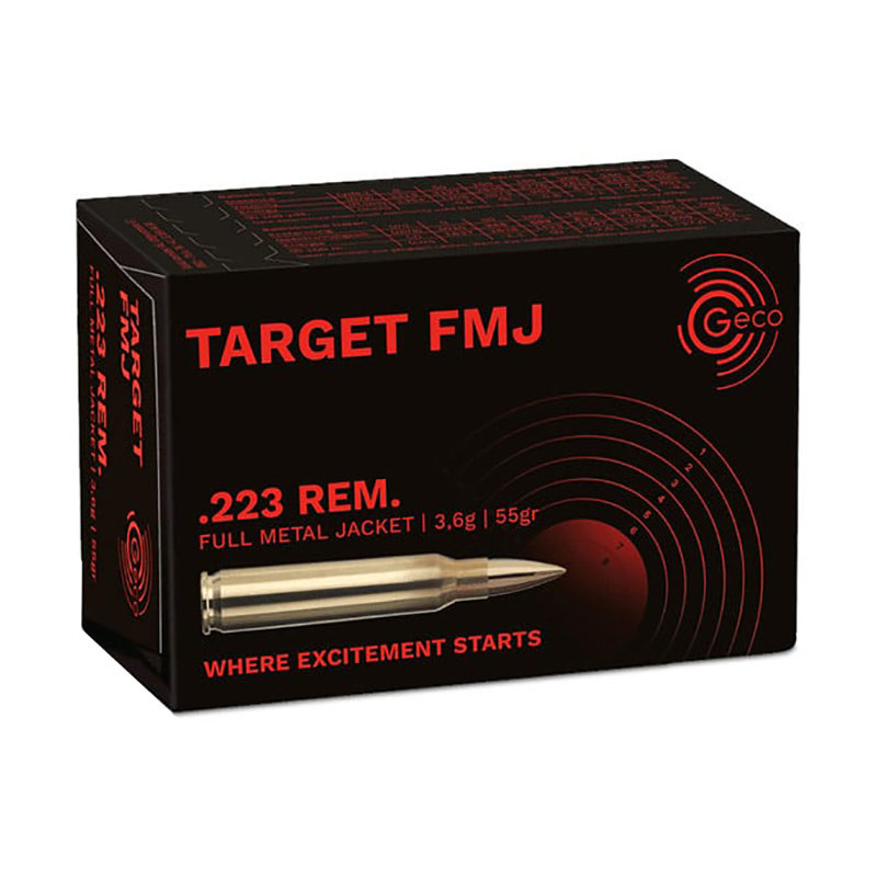Munition GECO Target FMJ Cal.223Rem