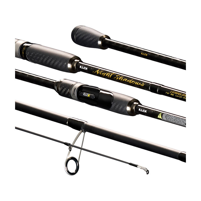 Canne Spinning Illex Night Shadows S 2402 M Z Stripes Ops