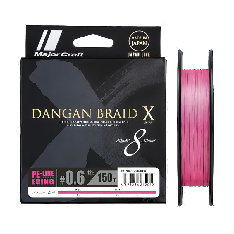 Tresse MAJOR CRAFT Dangan Braid X Pink